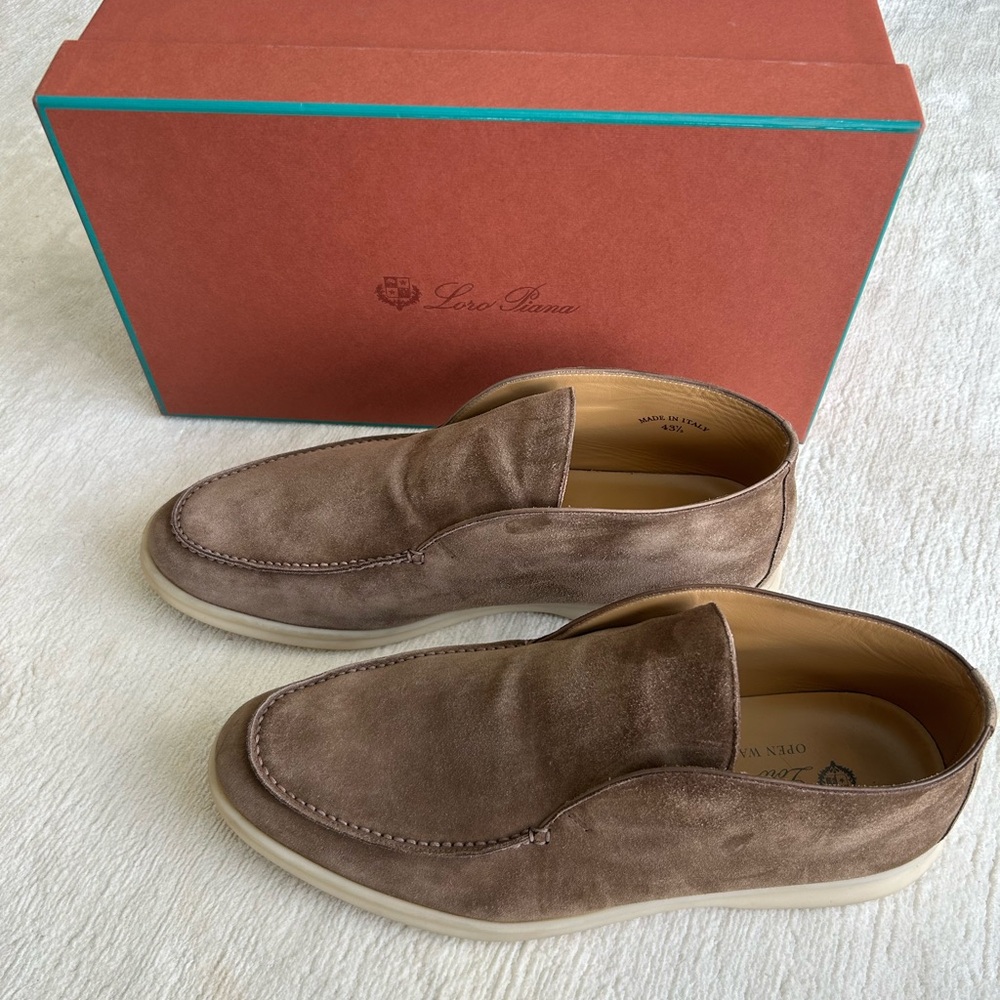 Men’s Loro Piana Open Walk Loafers sz 43.5